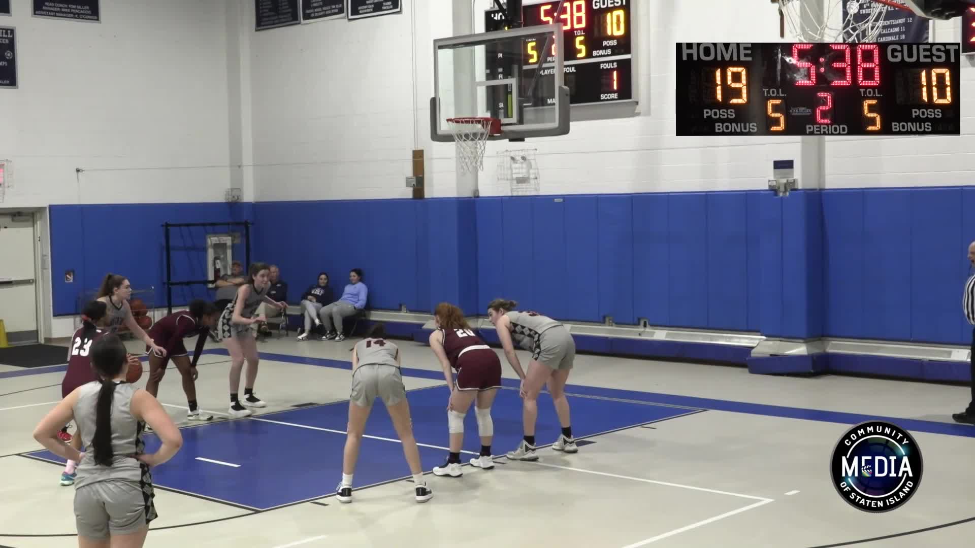 Borough President's Cup Moore Catholic HS vs Curtis Girls HS Basketball Tournament Jan. 28