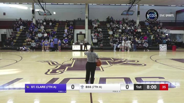 Thumbnail image for CYO Basketball Girls' 7th Grade - St. Clare's vs BSS - Feb. 28, 2026