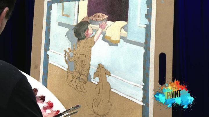 Thumbnail image for Let's Paint - Grandma's Pie